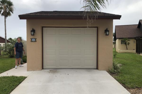 Raised Short Panel Garage Door