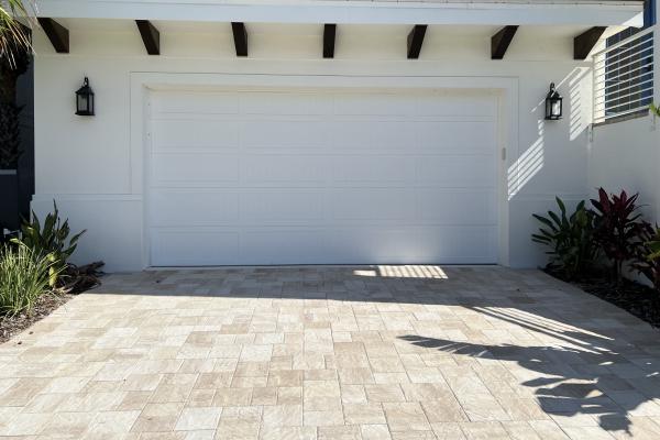 CHI model 5950 garage door installed by ABS Garage Doors in Palm Coast, Florida. 