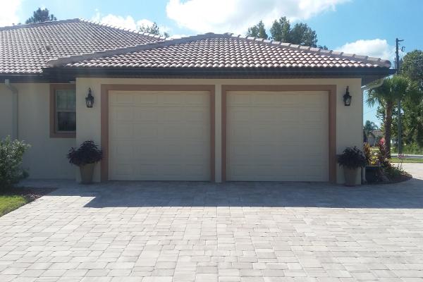 Raised Short Panel Garage Door